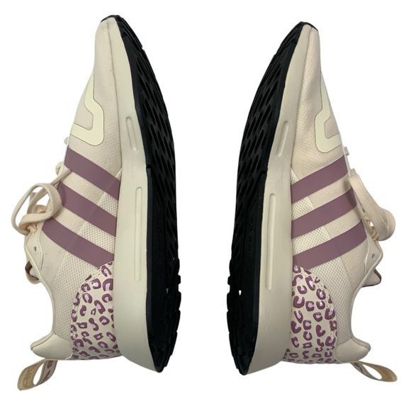 ADIDAS Originals Multix Sneakers Size 9 Cream Magic Mauve Black Leopard Print - Picture 6 of 9